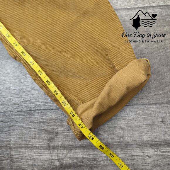 Levi's 94' Baggy Shaping Skinny Capri Corduroy Pants Size 28 (6) - Picture 5 of 6